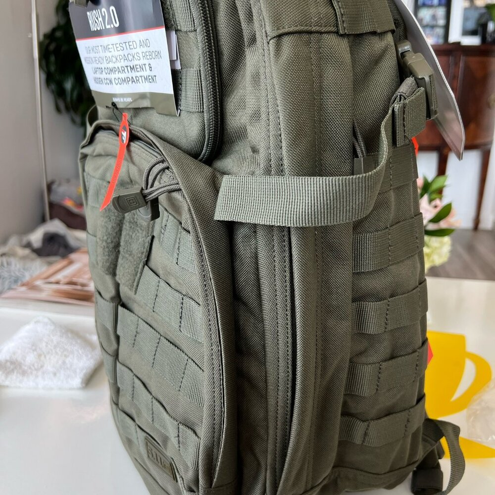 5.11 Tactical Backpack RUSH 24 2.0 Backpack 37L Ranger Green - Picture 2 of 5